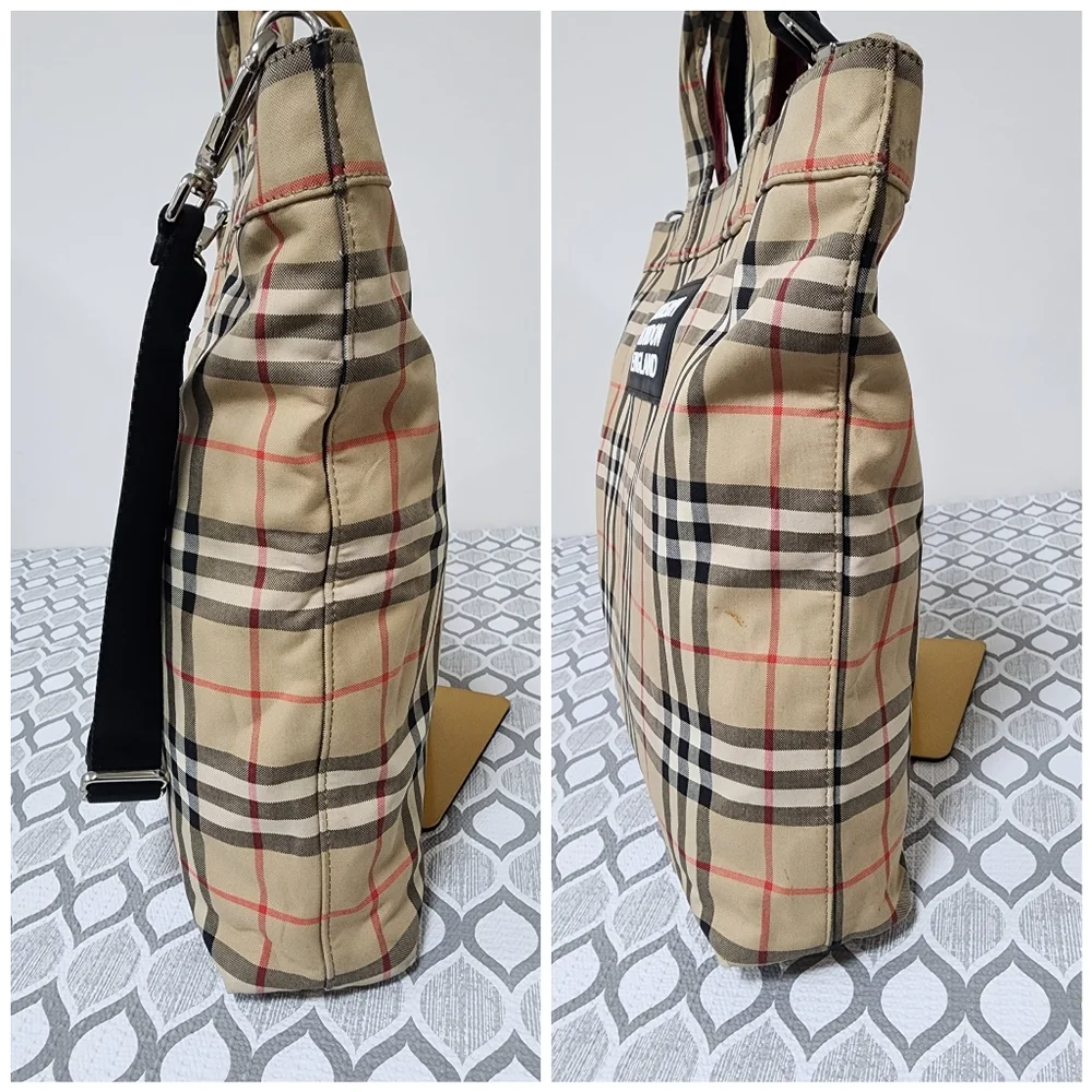 Burberry Nova Check Messenger Bag Beige/Black